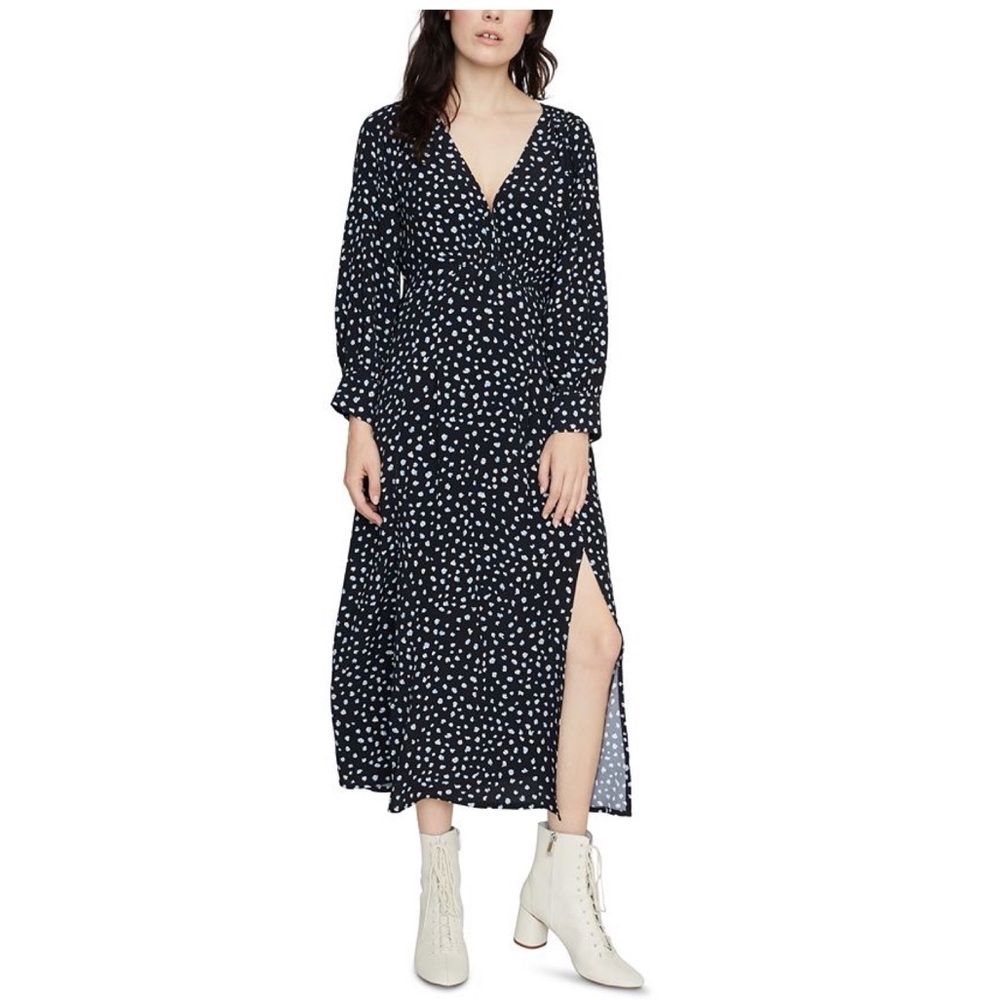 Sanctuary Niki Long-Sleeve Dot Print Midi Dress 2